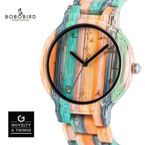 Chinese Wooden Watch