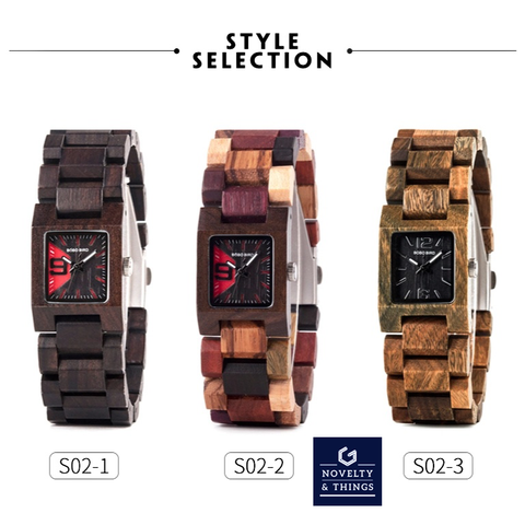 Square Wooden Watch