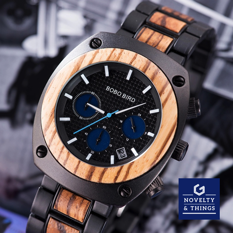 Wooden Chronograph Watch V2