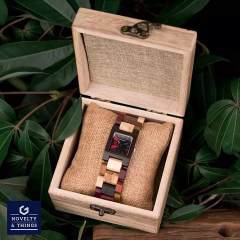 Square Wooden Watch