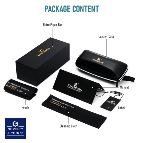 KINGSEVEN Natural Wooden Sunglasses