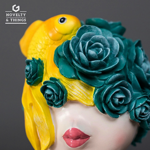 Resin Flower Girl