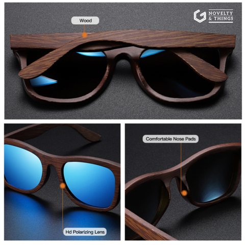 Natural Wooden Sunglasses