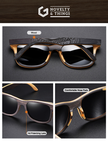 Designer Wooden Sunglasses