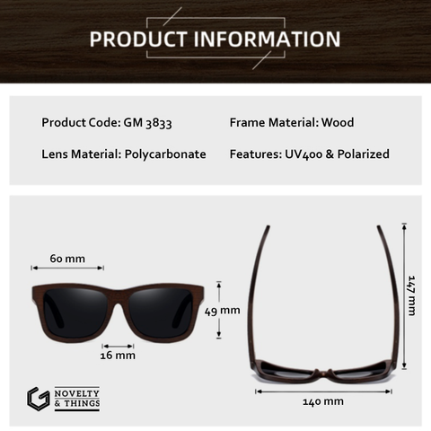 Designer Wooden Sunglasses V2