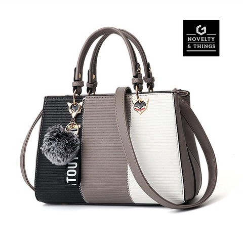 Three-Tone Handbag