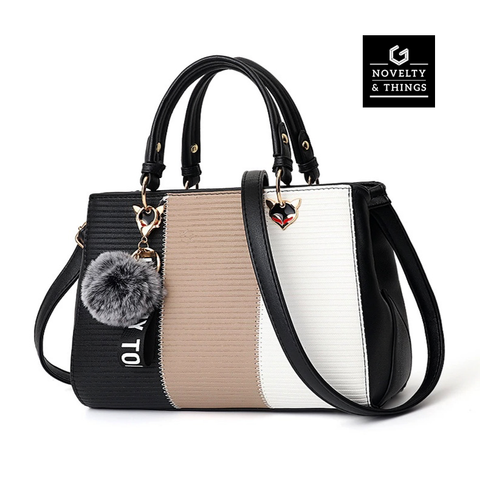 Three-Tone Handbag