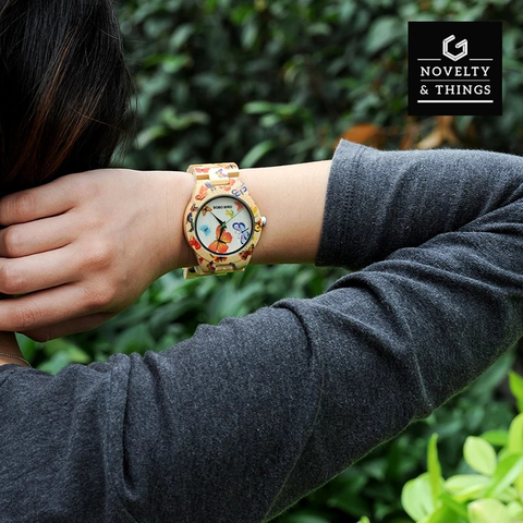 Butterfly Bamboo Watch