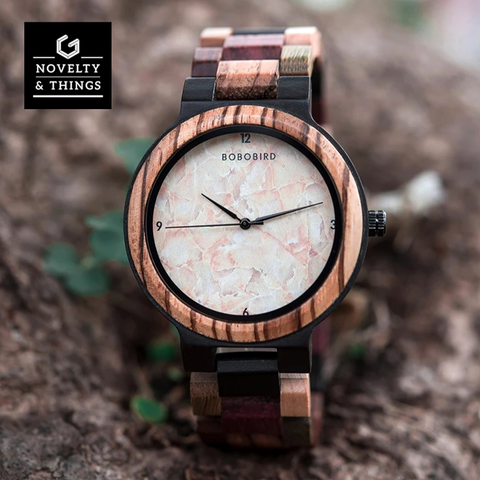 Multi-color Wooden Watch