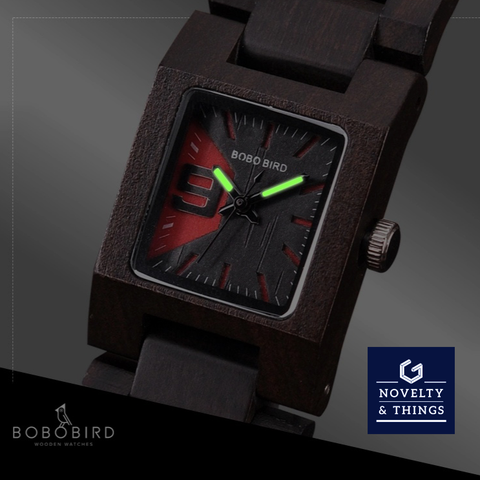 Square Wooden Watch