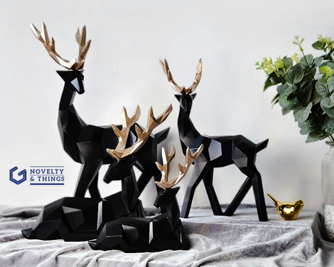 Resin Elk Figurines