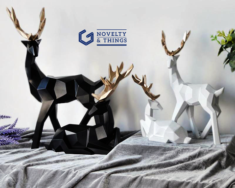 Resin Elk Figurines