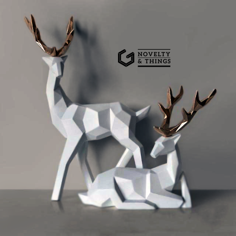 Resin Elk Figurines