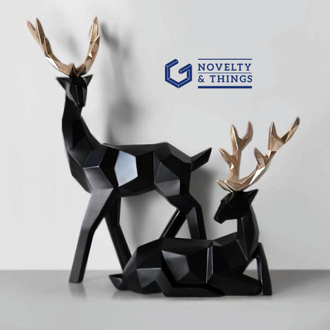 Resin Elk Figurines