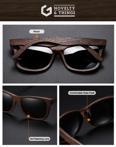 Designer Wooden Sunglasses V2