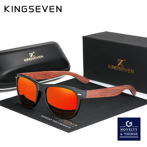 KINGSEVEN Natural Wooden Sunglasses V2